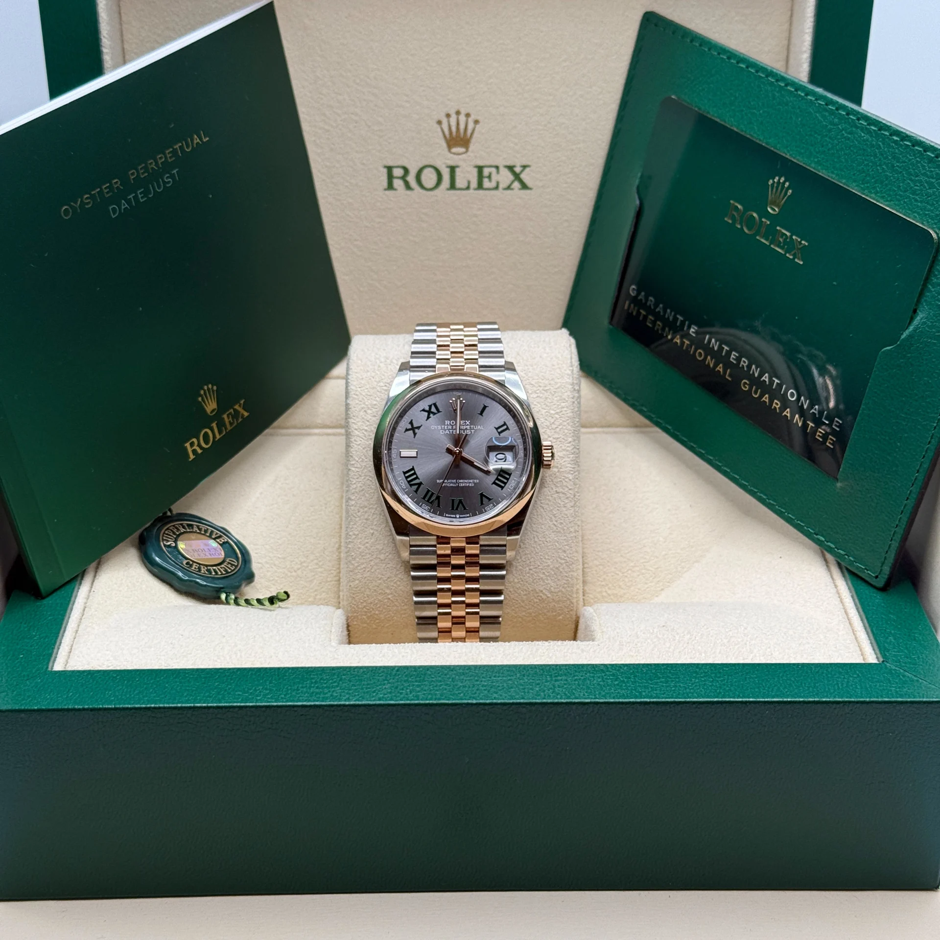 RLX Datejust 36mm 126201 Slate Dial Jubilee Bracelet Watch - LITELUX