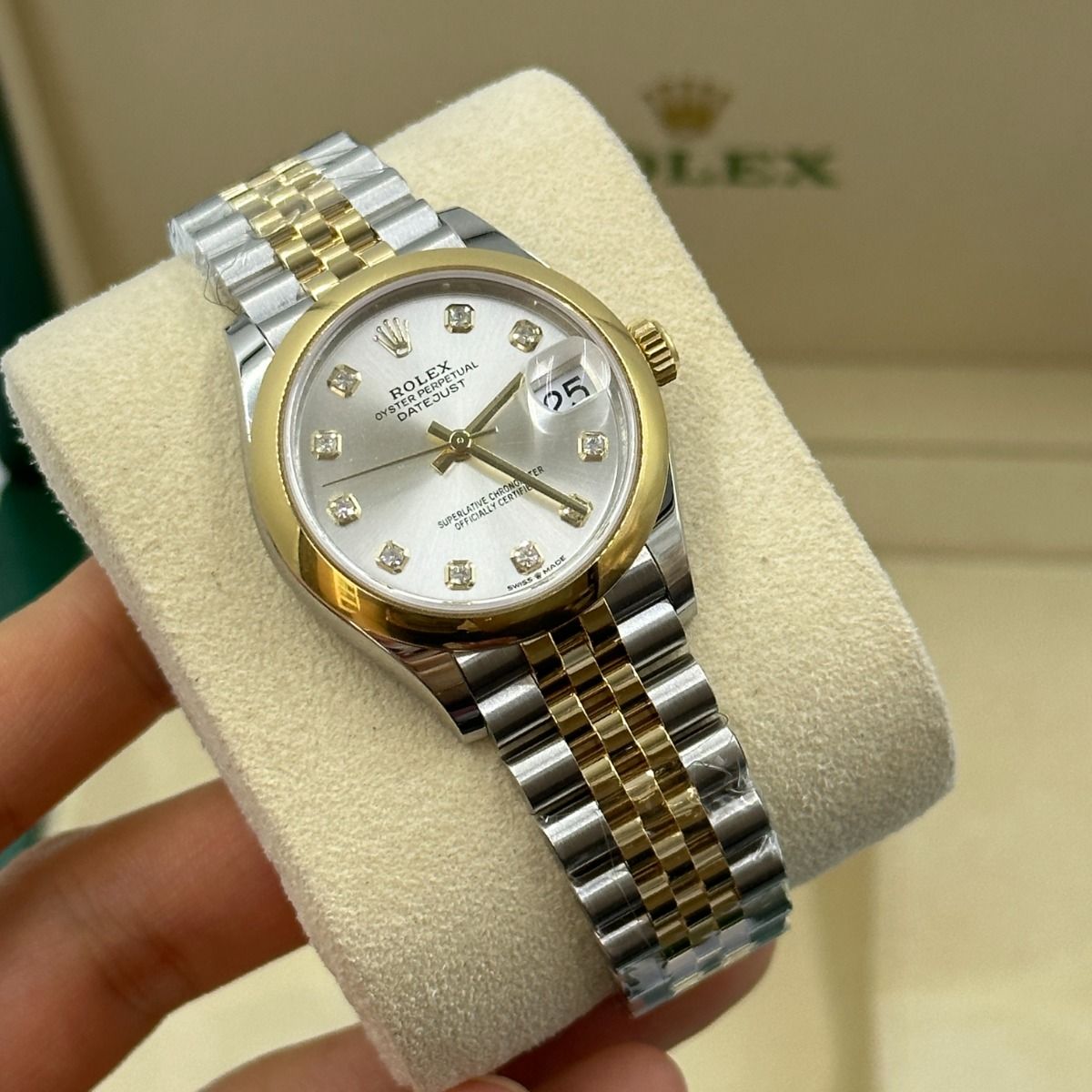 RLX Datejust m278243-0019/0020 31mm Silver Dial Yellow Rolesor Oyster Watch - LITELUX