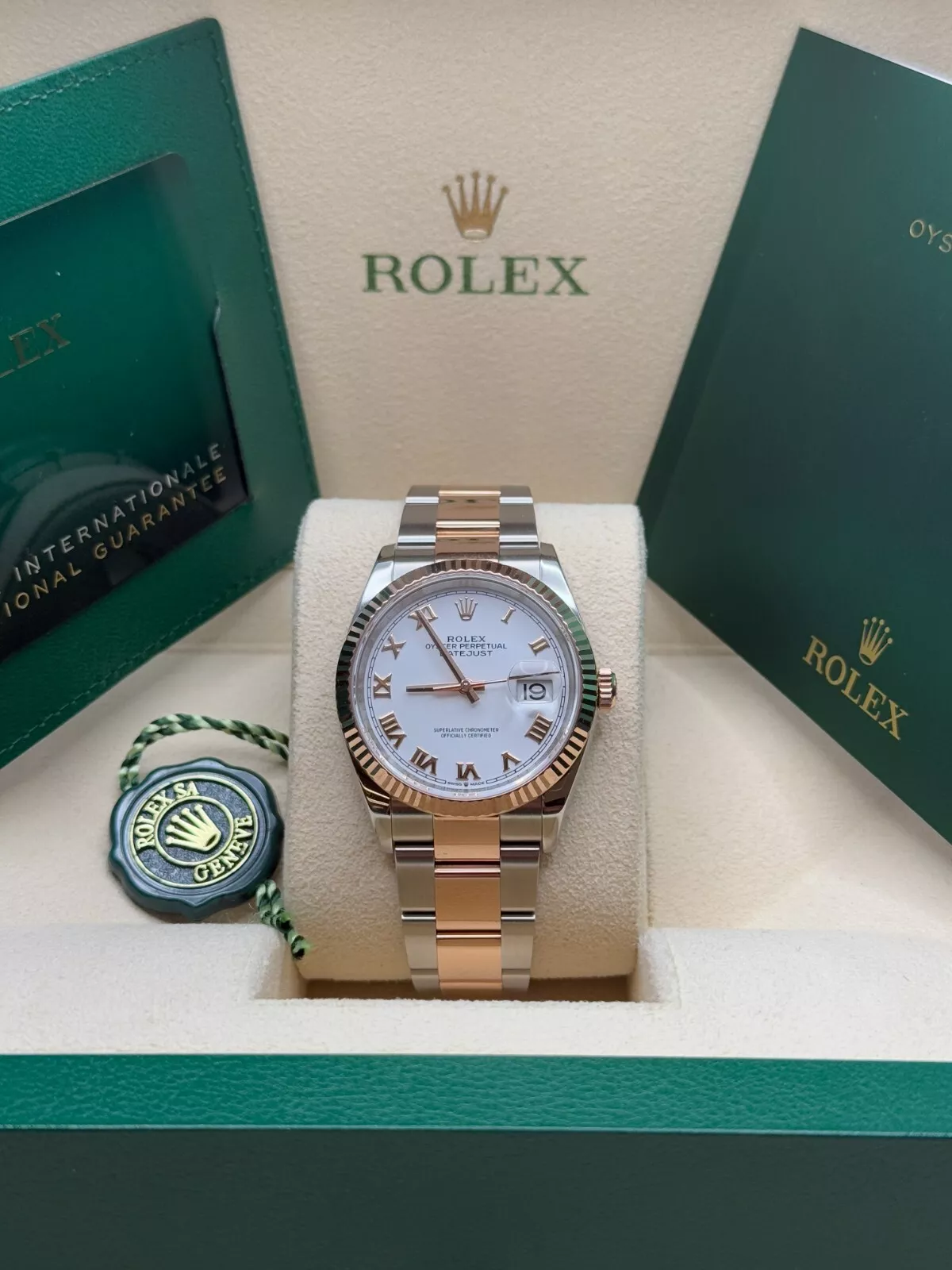 RLX Datejust 36mm 126231 White Dial Oyster Bracelet - LITELUX