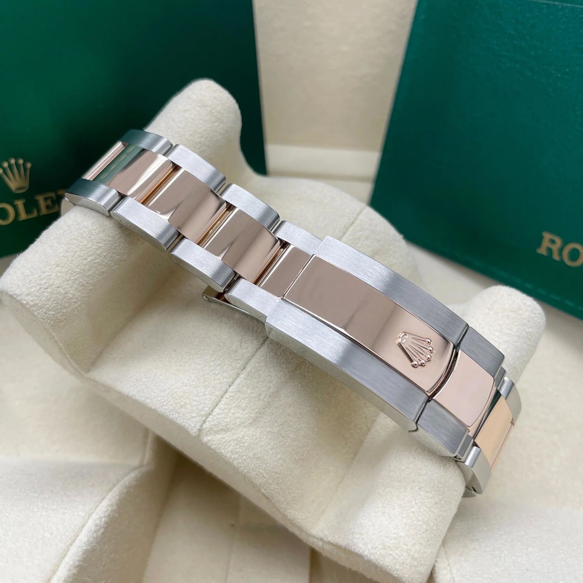 RLX Datejust 41mm 126331 Chocolate Index Jubilee Steel and Everose Gold Watch - LITELUX