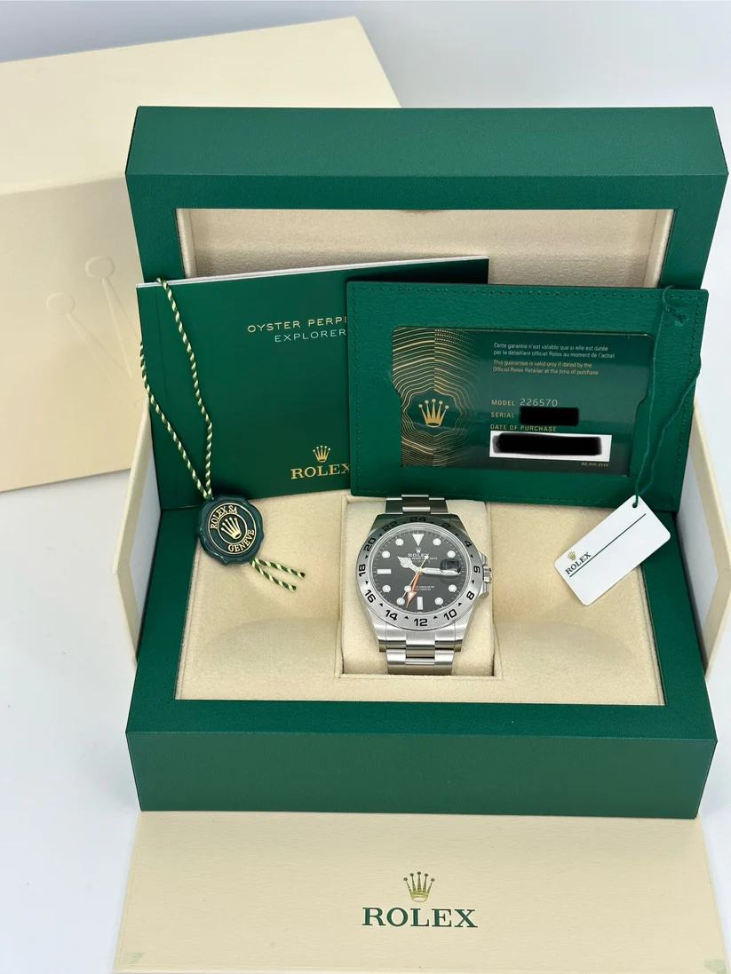 Rolex Explorer II 226570 Black 42mm Men’s Watch - LITELUX