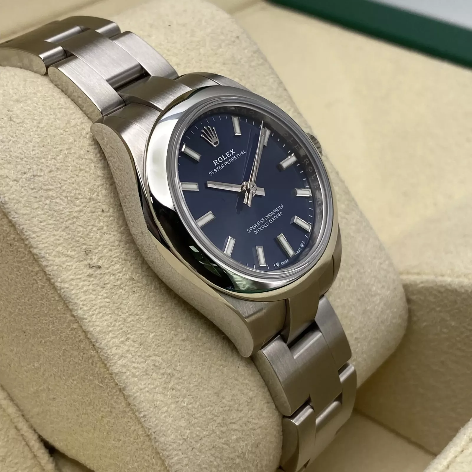 RLX Oyster Perpetual 31mm 277200-0017 Blue Dial Oyster Bracelet Watch - LITELUX