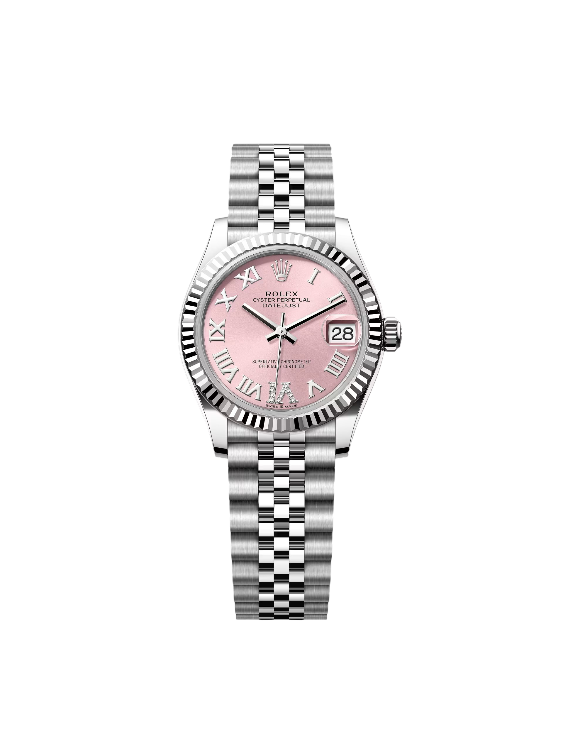 RLX Datejust m278274-0023/0024 Pink 31mm Dial Oyster Watch - LITELUX