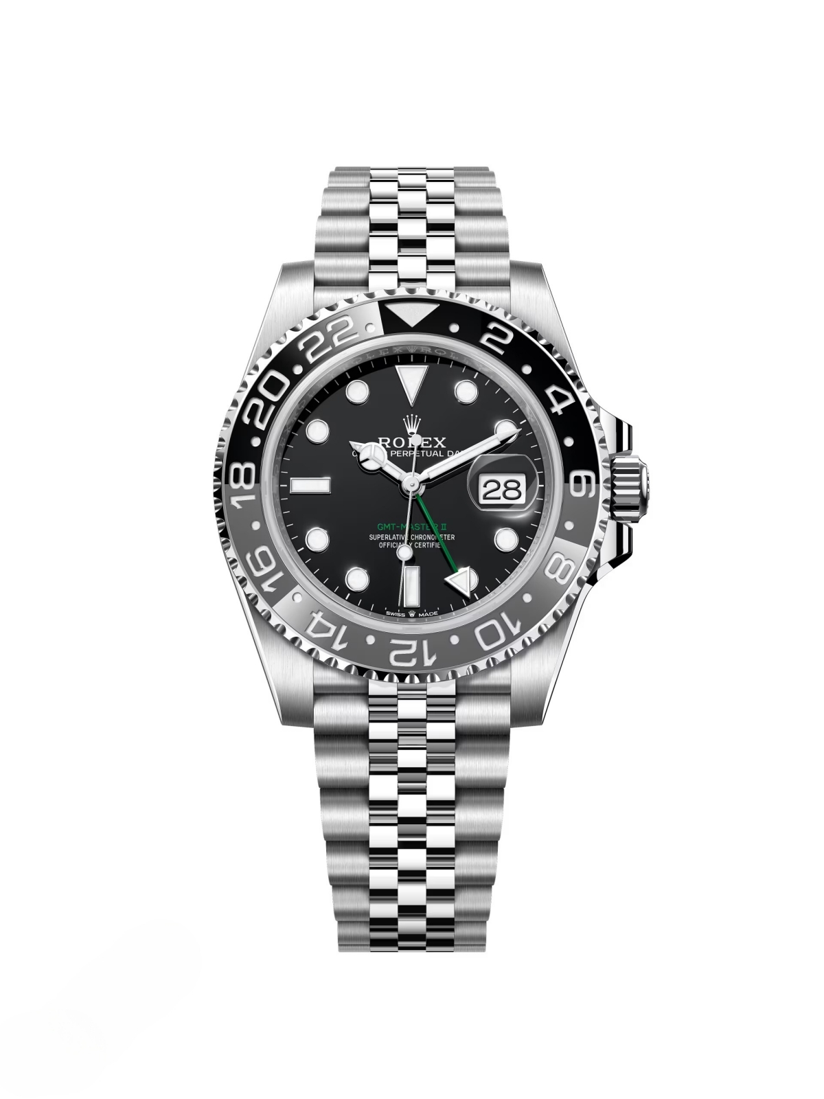RLX GMT-Master II 40mm 126710GRNR-0003 Black Dial Jubilee Watch - LITELUX