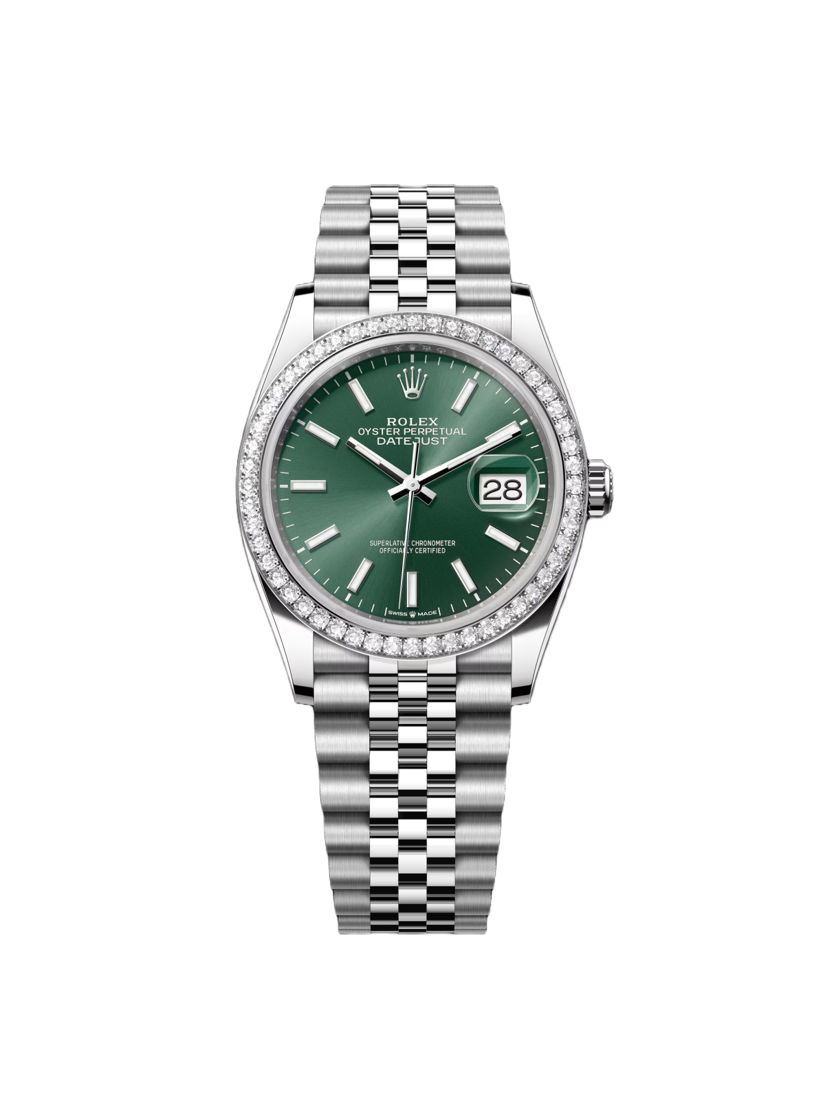 RLX Datejust 36mm 126284 Green Dial Jubilee Bracelet - LITELUX