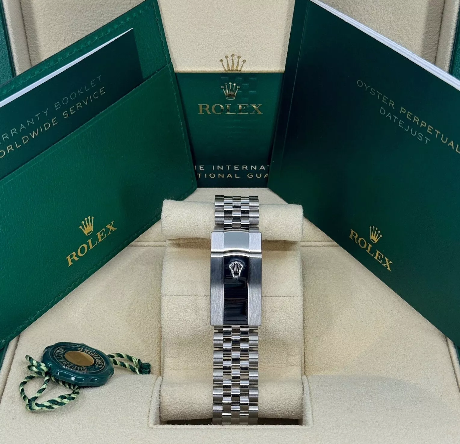 RLX Datejust 41mm 126300 Blue Index Jubilee Stainless Steel Men’s Watch - LITELUX