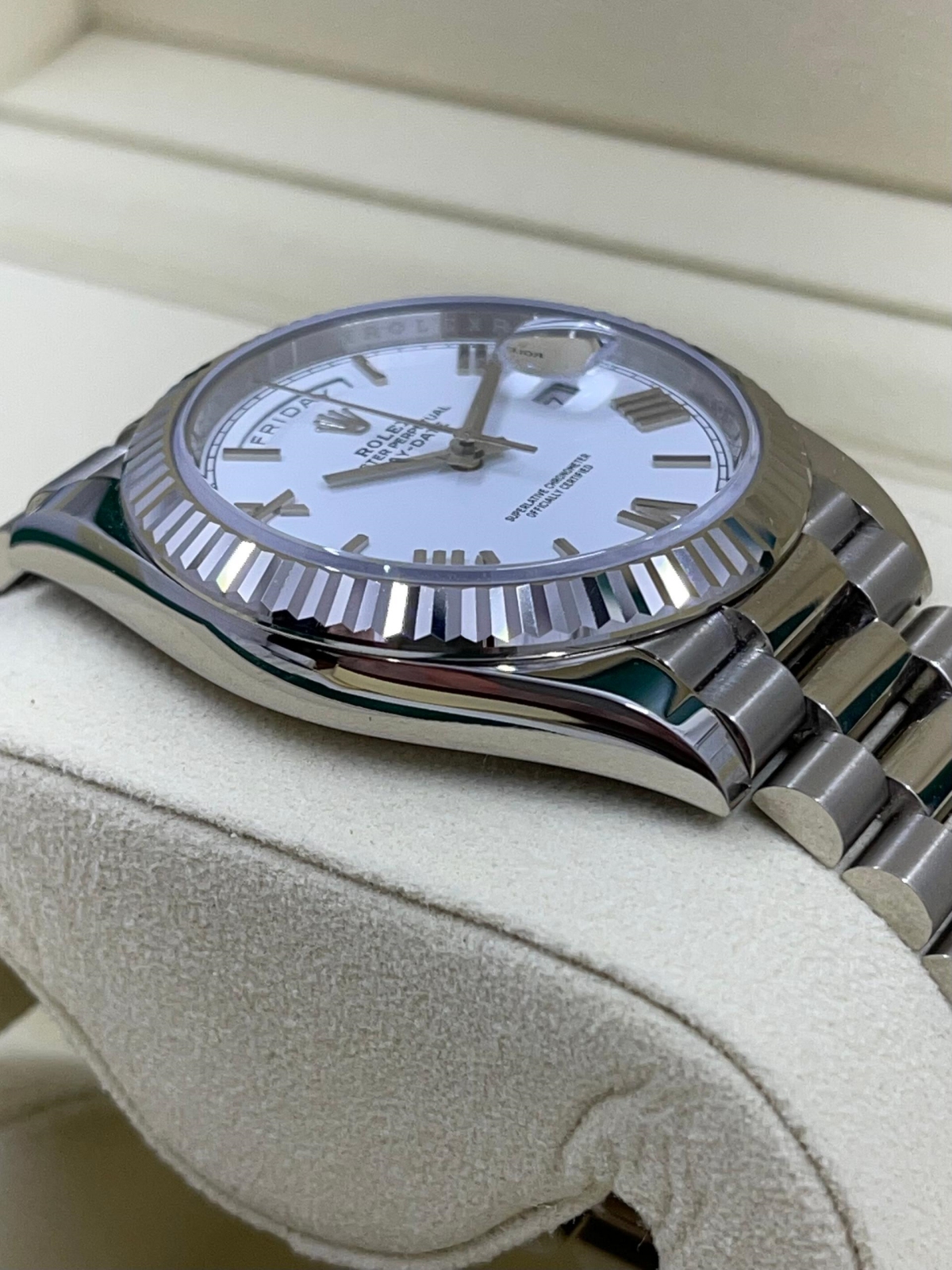 RLX Day-Date 228236-0010 White Roman Dial - LITELUX