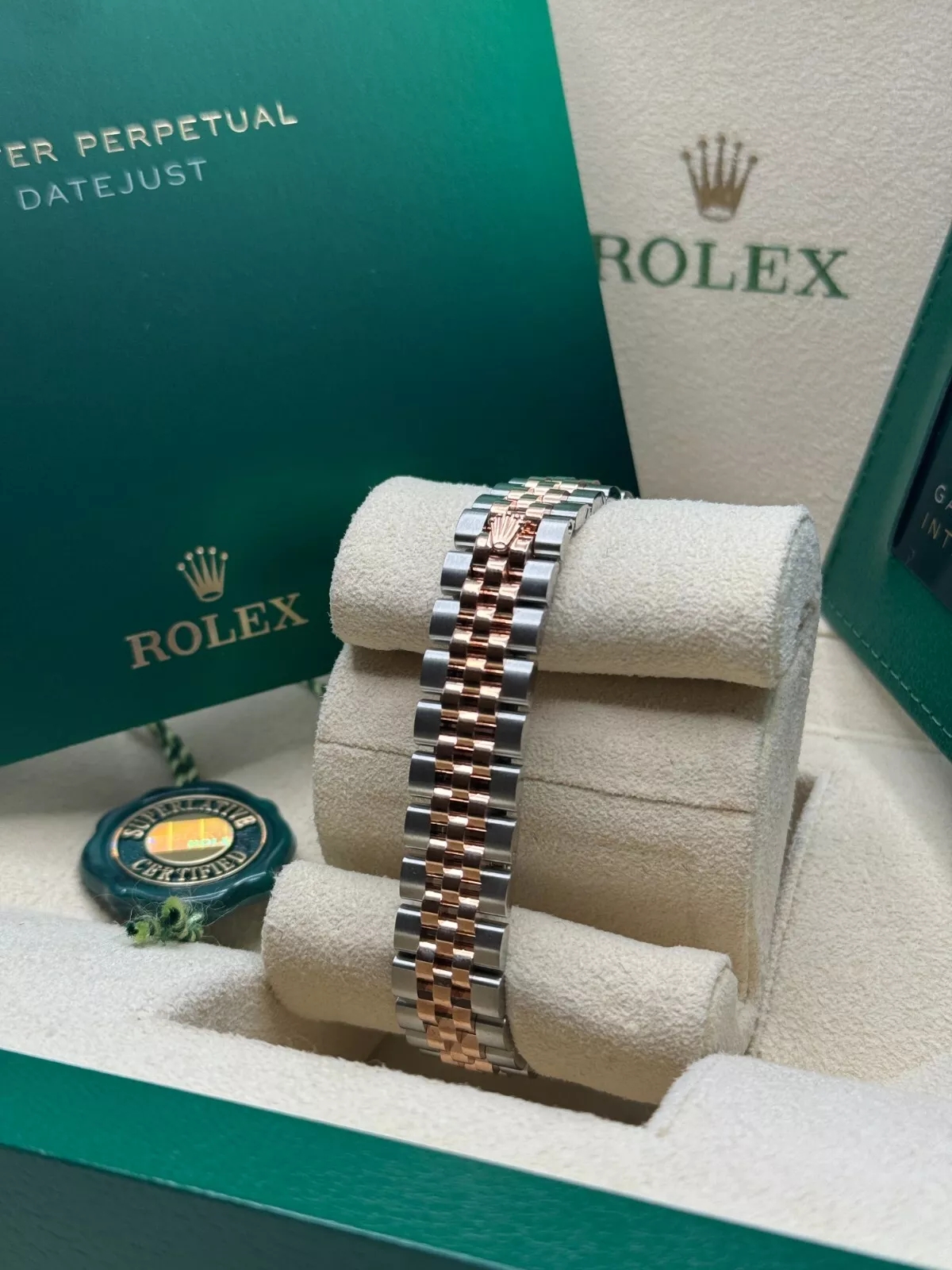RLX Lady-Datejust 28mm 279381RBR Mother-of-Pearl Diamond Dial Oyster Bracelet - LITELUX