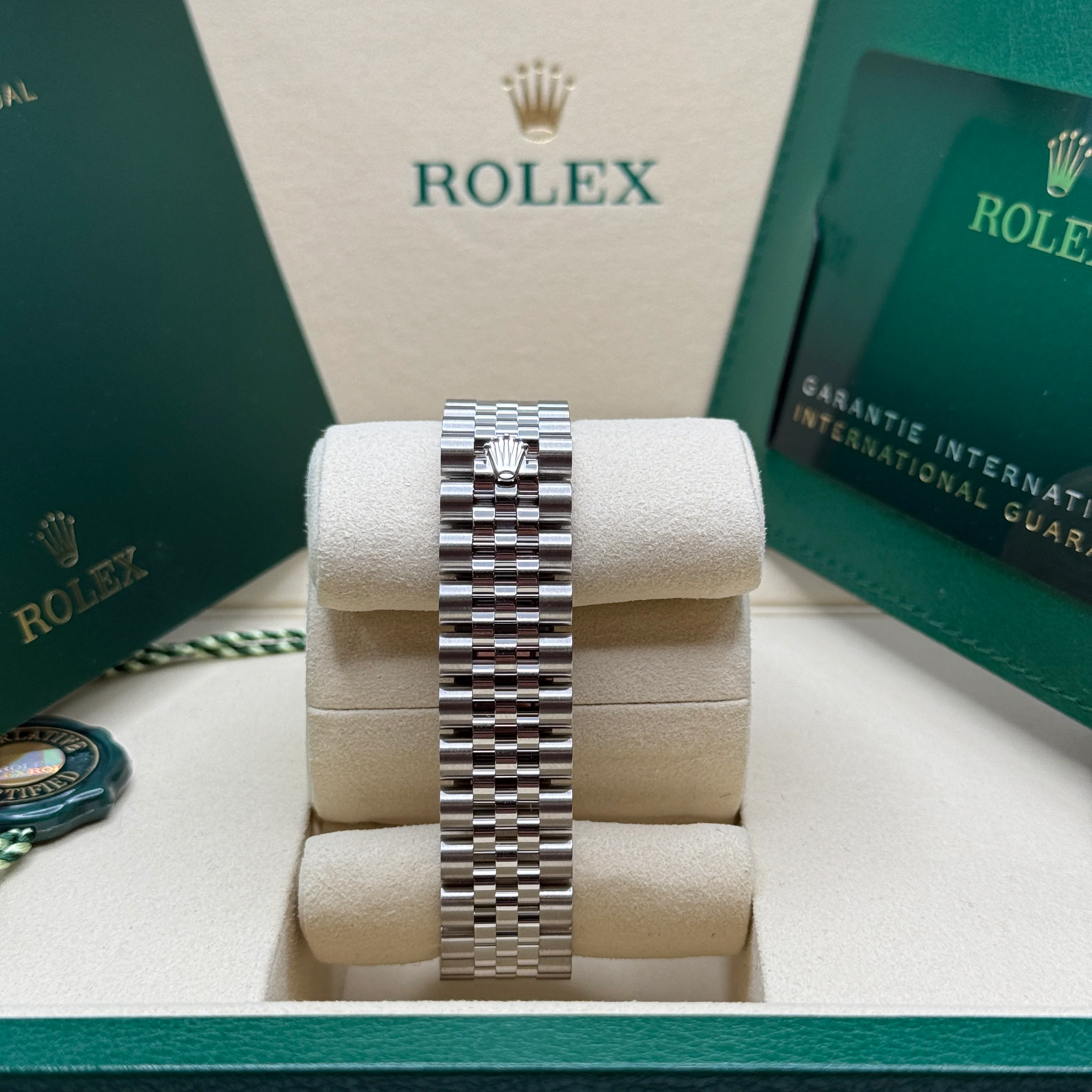 RLX Datejust m278240-0011/0012 31mm Green Stick Domed Bezel Oyster Oystersteel - LITELUX