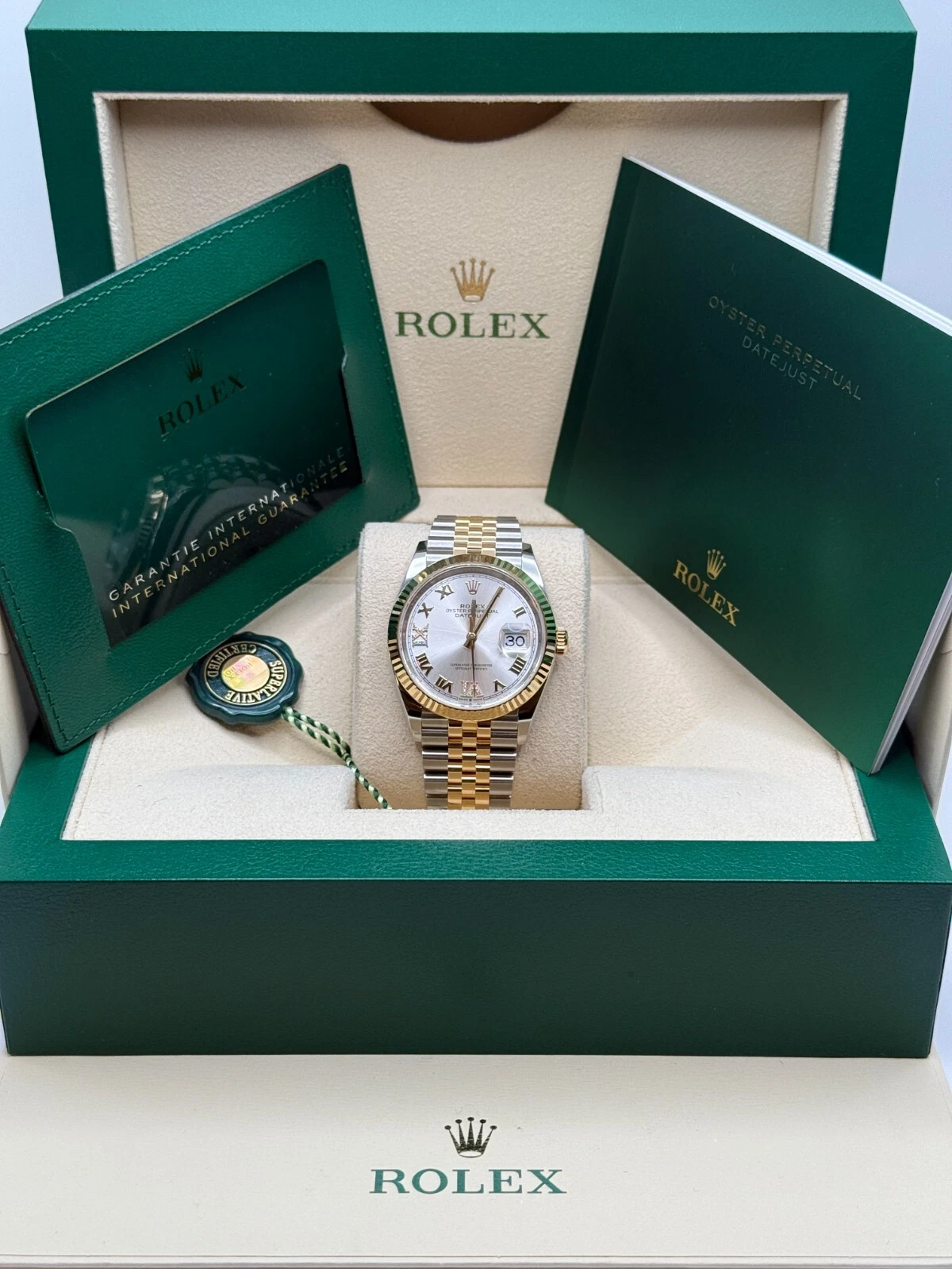 RLX Datejust 36mm 126233 Silver Dial Jubilee Bracelet Watch - LITELUX