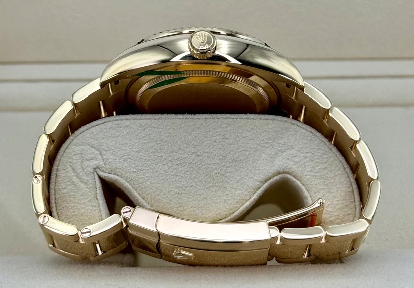 RLX Sky-Dweller 42mm 336938-0003 Yellow Gold White Dial - LITELUX