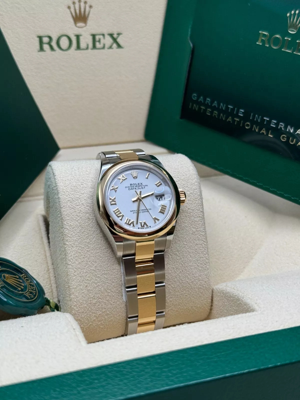 RLX Lady-Datejust 28mm 279163 White Roman Dial Oyster Bracelet - LITELUX