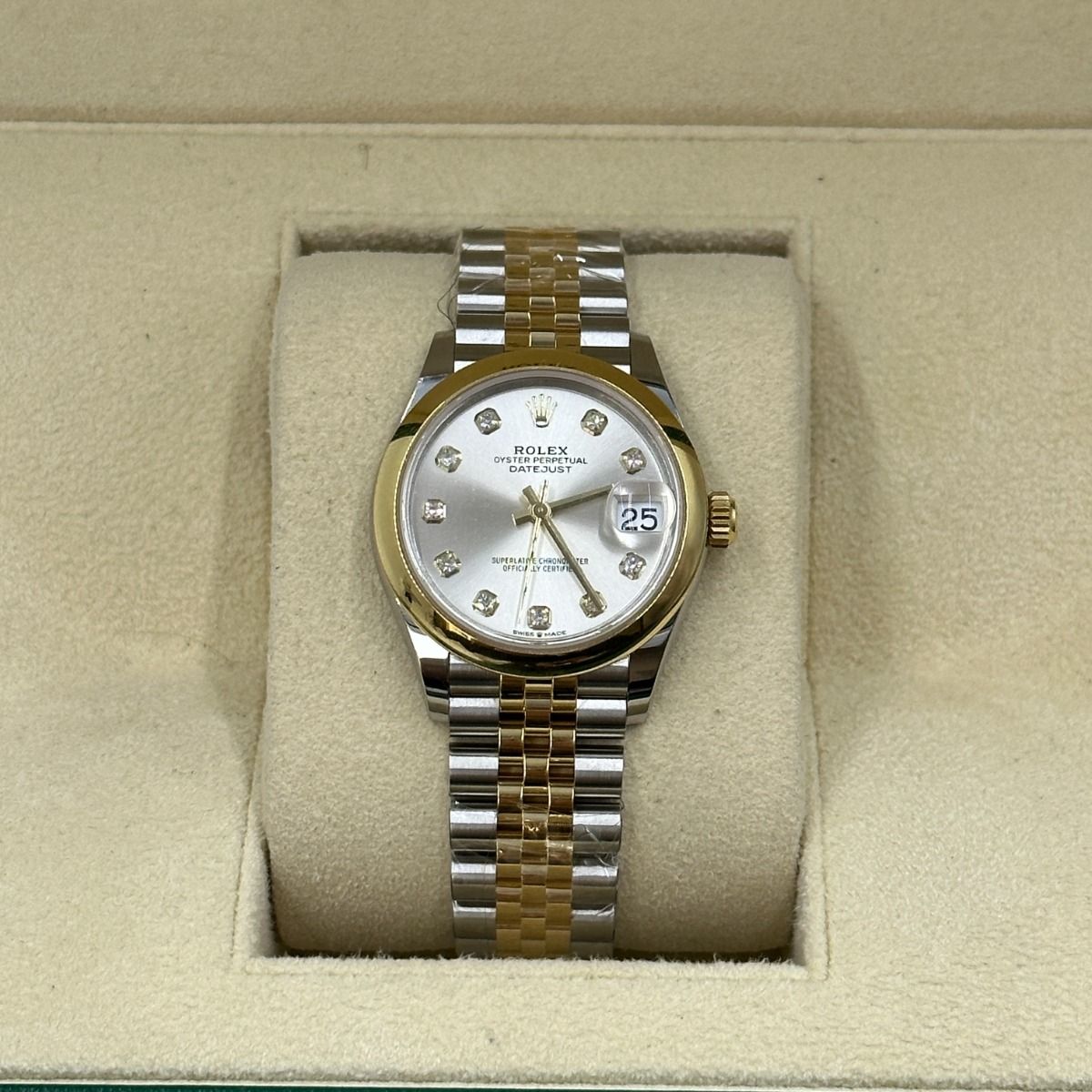 RLX Datejust m278243-0019/0020 31mm Silver Dial Yellow Rolesor Oyster Watch - LITELUX