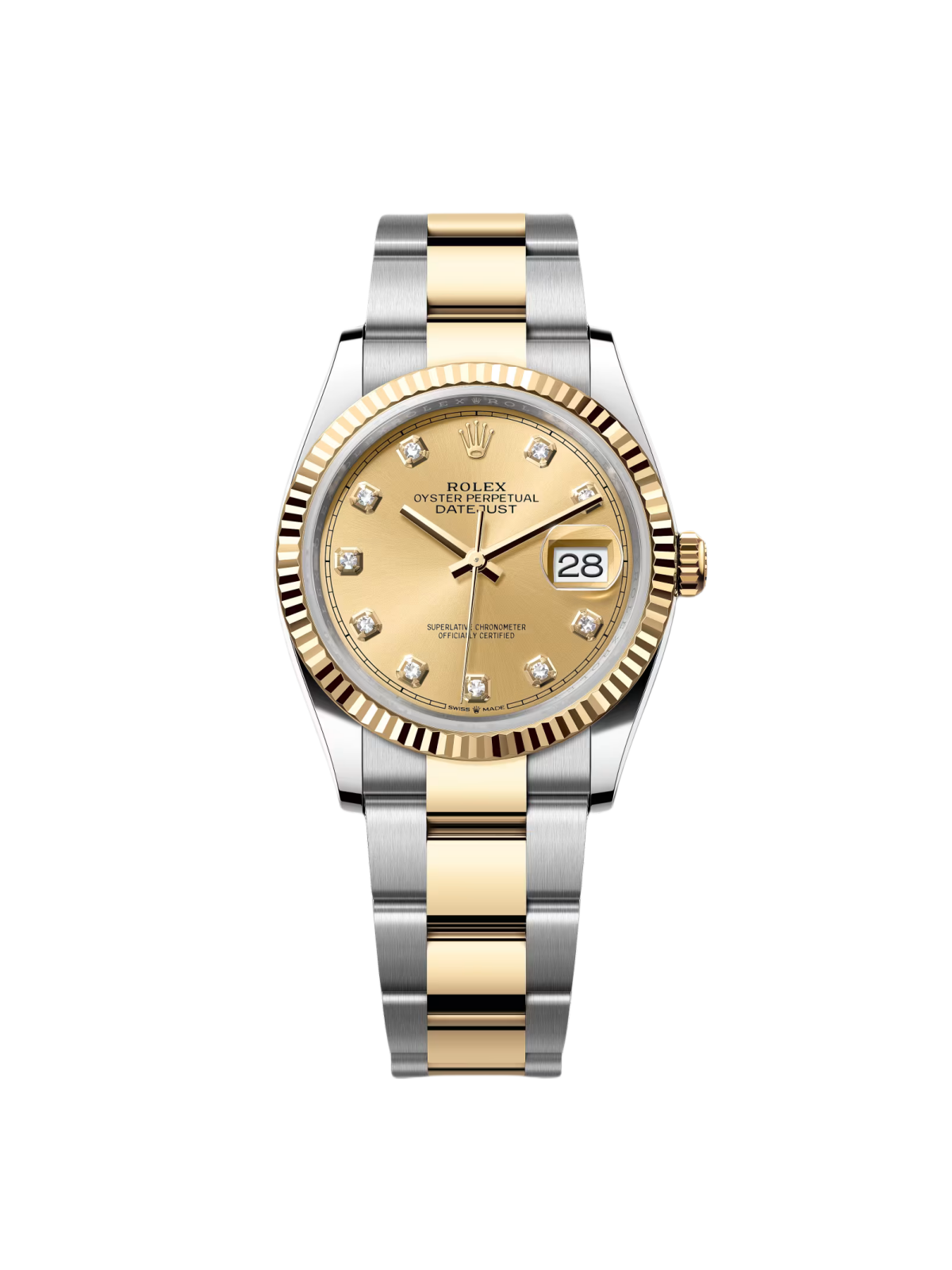 RLX Datejust 36mm 126233 Champagne Dial Jubilee Bracelet Watch - LITELUX