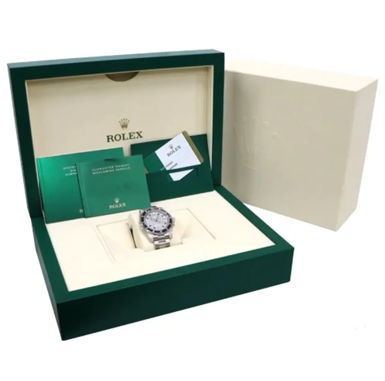 Rolex Submariner Date 40mm 116659SABR Blue Sapphire and Diamond Bezel Diamond Dial - LITELUX