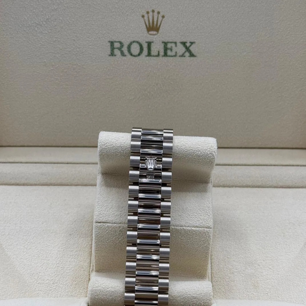 RLX Day-Date 40mm 228349RBR-0002 Bright Black Dial President Bracelet - LITELUX
