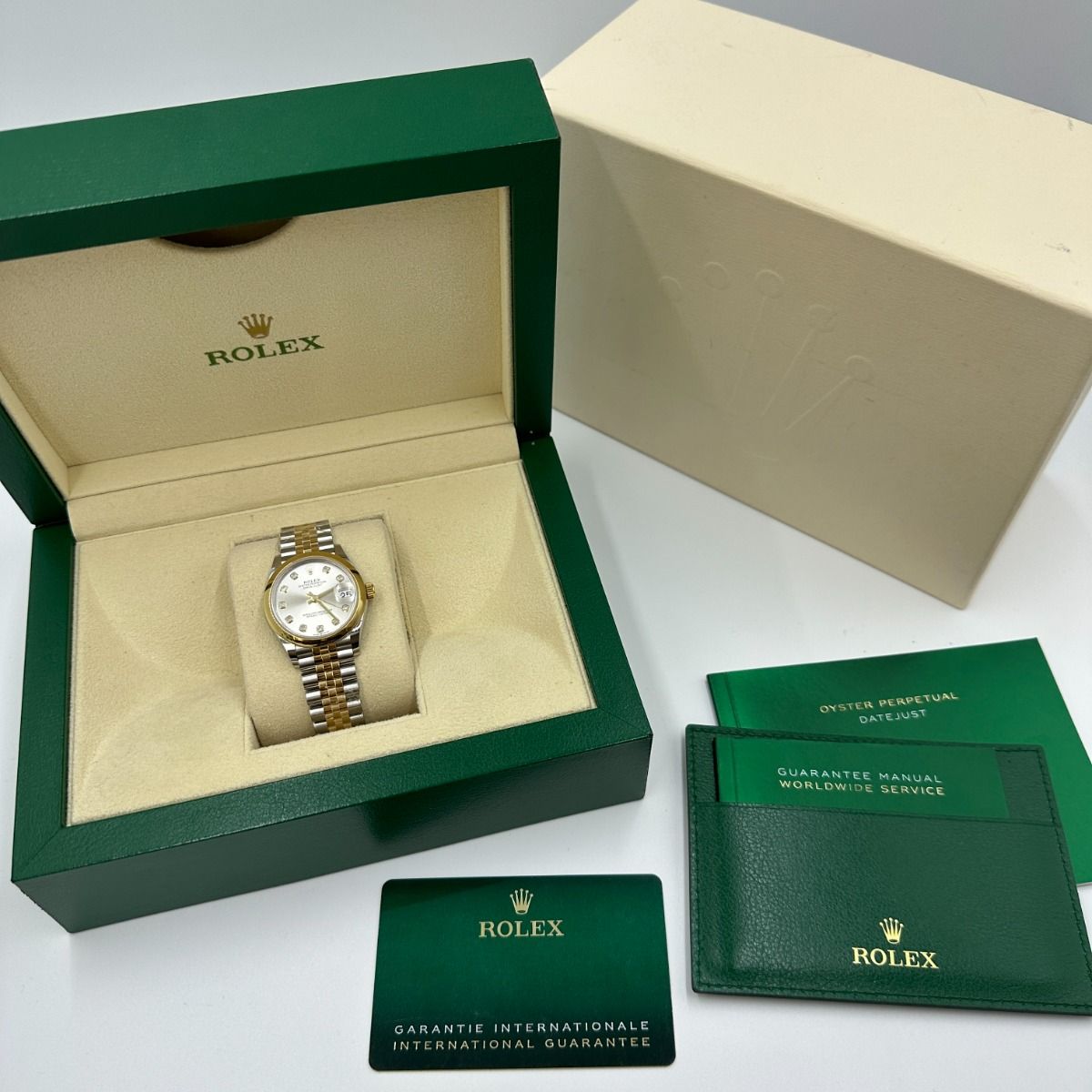 RLX Datejust m278243-0019/0020 31mm Silver Dial Yellow Rolesor Oyster Watch - LITELUX