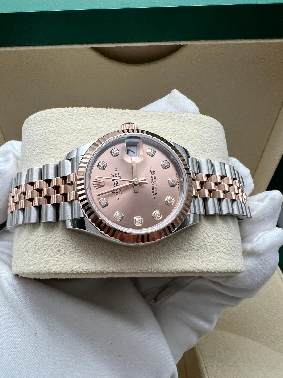 RLX Datejust m278271-0023/0024 Rose 31mm Dial Oyster Bracelet Watch - LITELUX