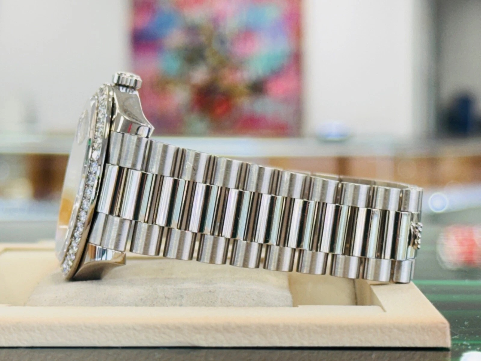 RLX Day-Date 40mm 228349RBR-0001 Silver Dial President Bracelet - LITELUX