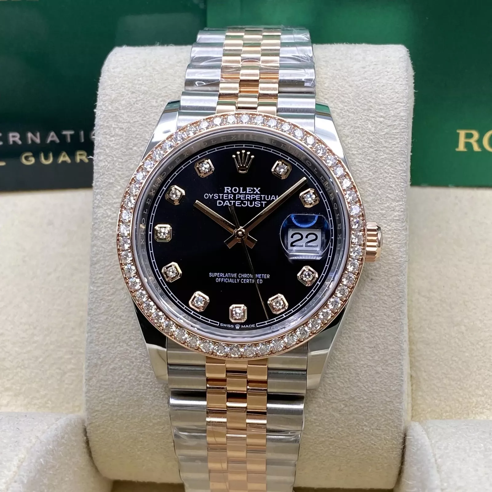 RLX Datejust 36mm 126281 Black Dial Jubilee Bracelet - LITELUX