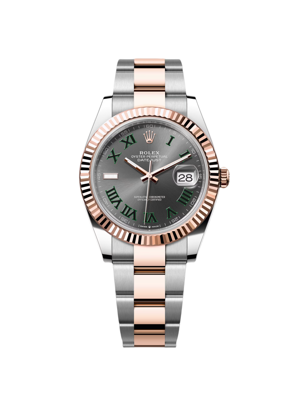 RLX Datejust 41mm 126331 Oyster Band Steel and Everose Gold Men’s Watch - LITELUX