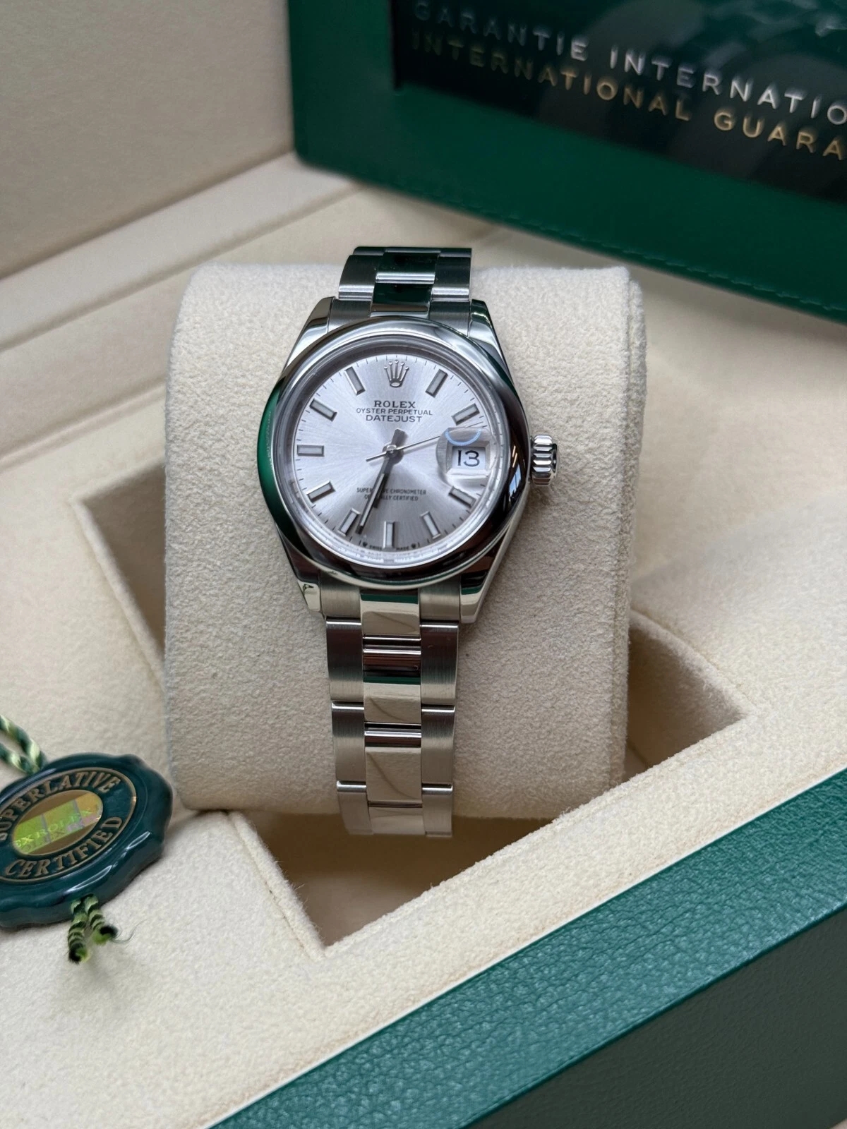 RLX Lady-Datejust 28mm m279160 Oyster Perpetual Silver Dial Oyster Bracelet - LITELUX