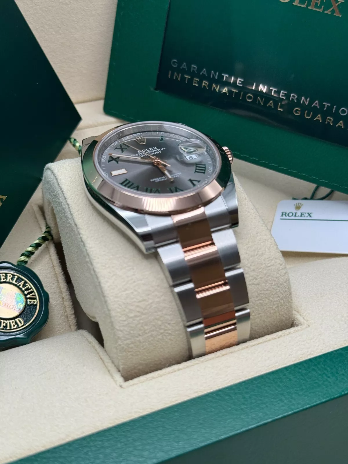 RLX Datejust 41mm 126331 Oyster Band Steel and Everose Gold Men’s Watch - LITELUX