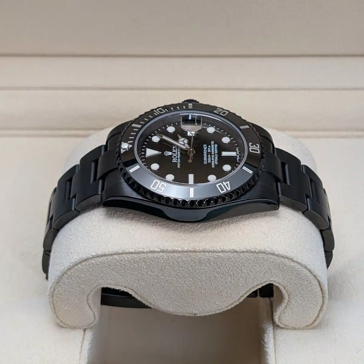 Rolex Submariner 40mm 116610LN Black Dial Black PVD Oyster Bracelet Watch - LITELUX