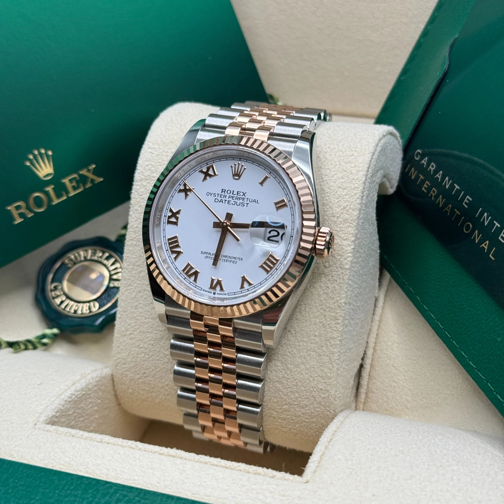 RLX Datejust 36mm 126231 White Dial Oyster Bracelet - LITELUX