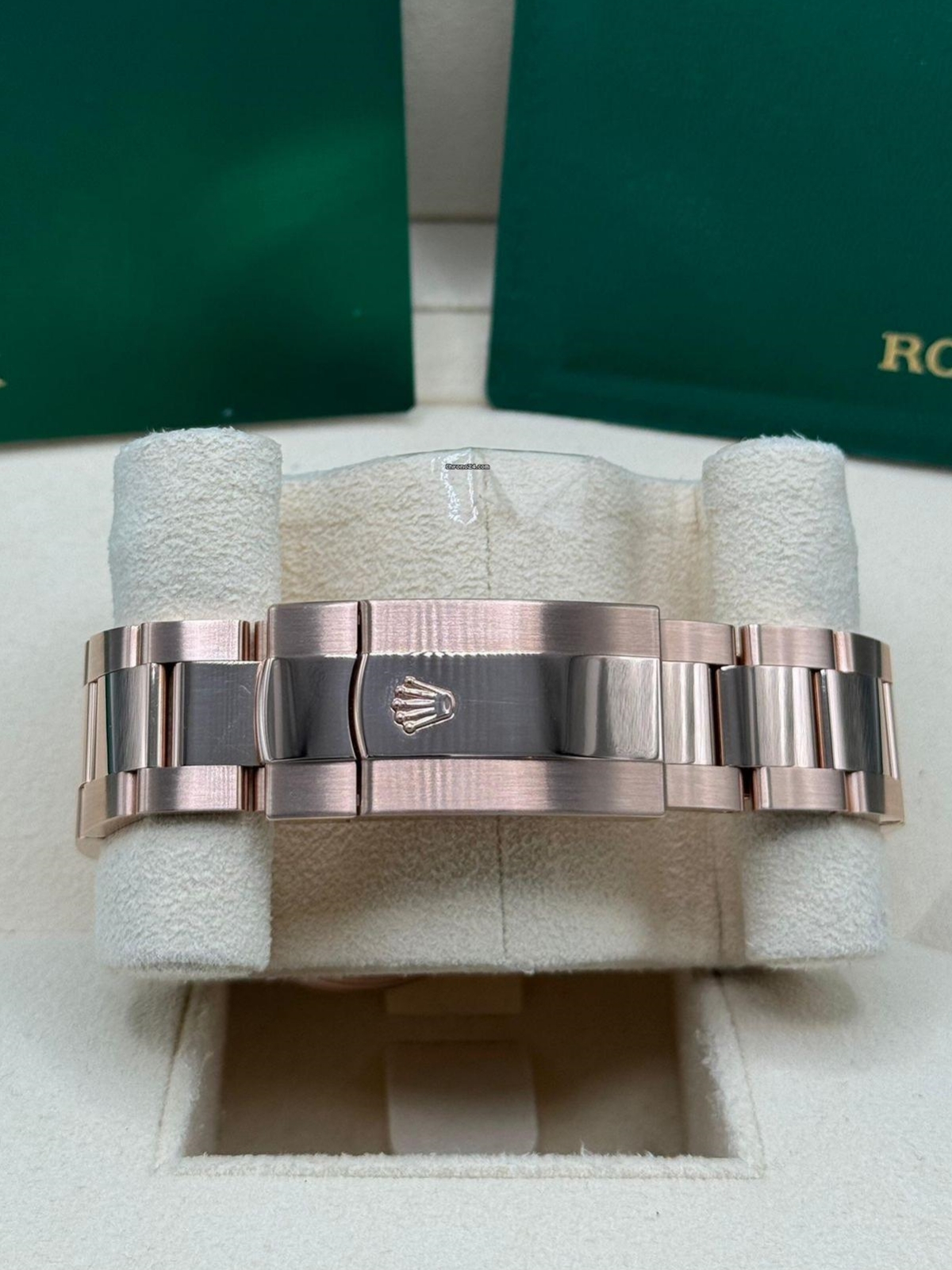 RLX Sky-Dweller 42mm 336935-0004 Rose Gold Rhodium Dial Oyster - LITELUX