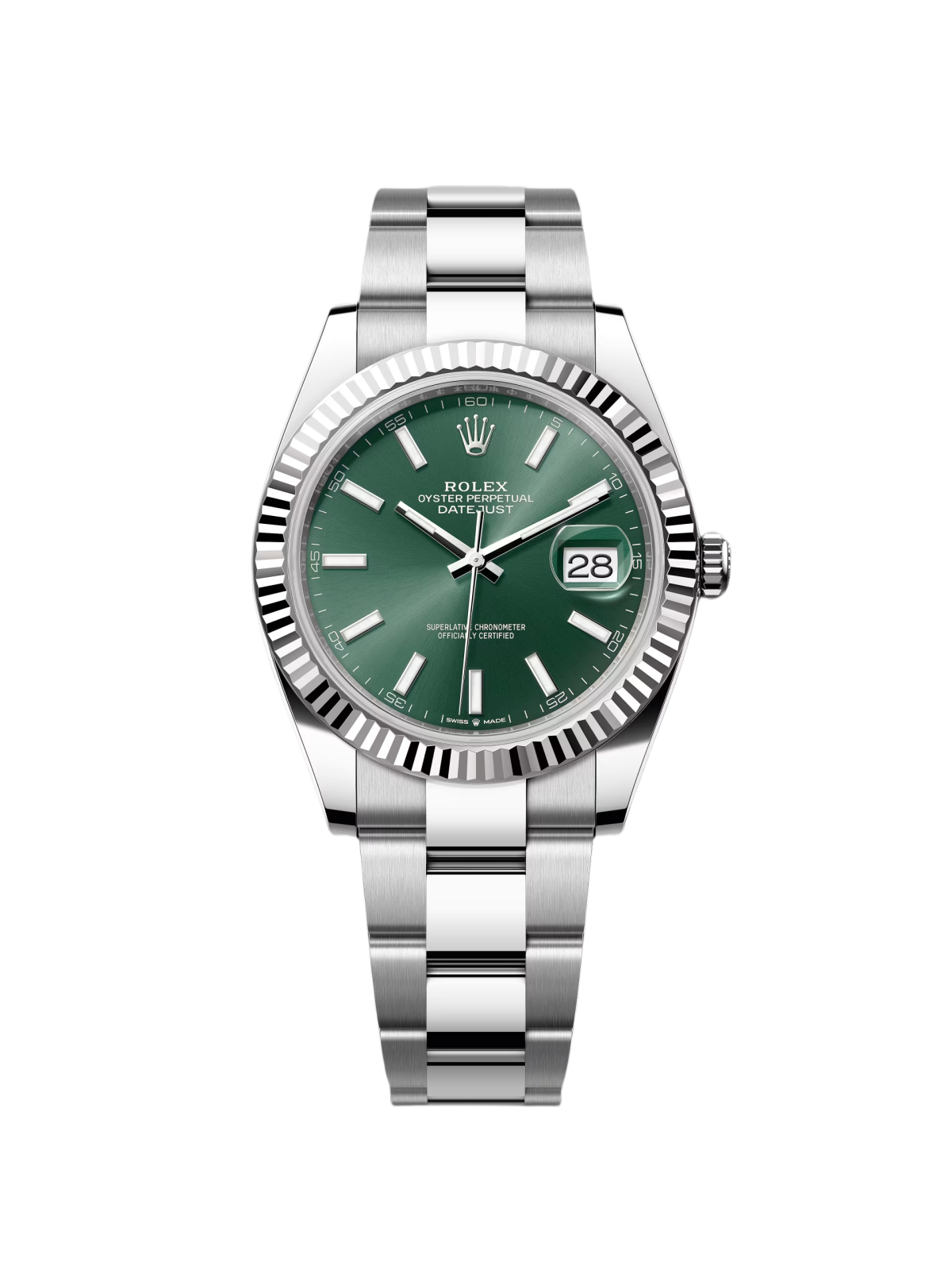 RLX Datejust 41mm Mint Green Dial Jubilee Bracelet Watch - 126334 - LITELUX