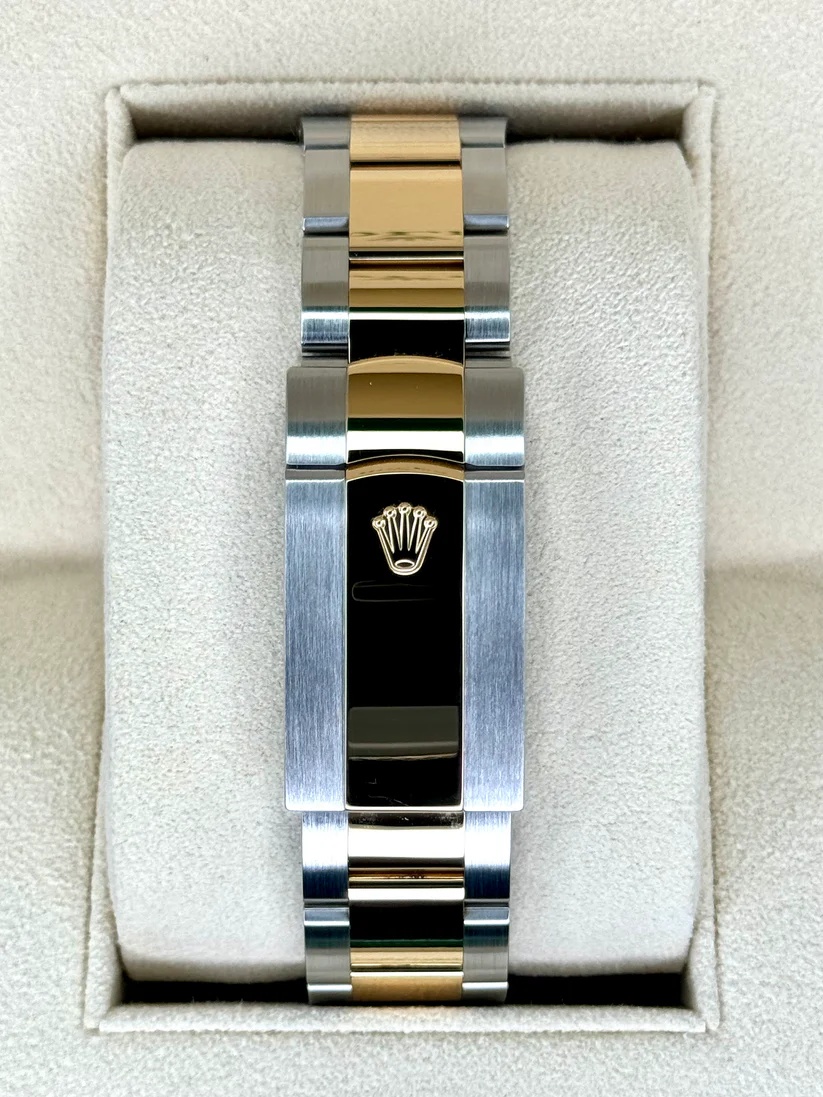 RLX Sky-Dweller 42mm 336933-0005 Two-Tone Yellow Gold White Dial Oyster - LITELUX