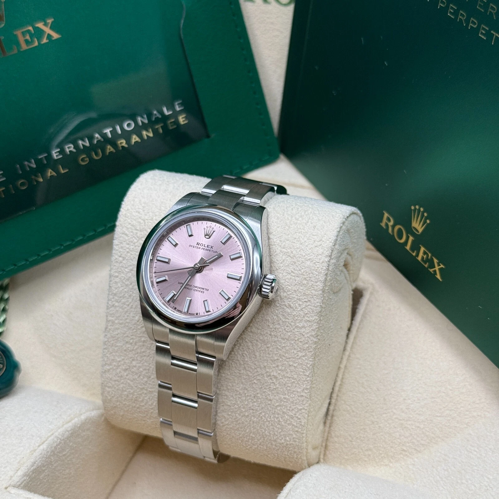 RLX Oyster Perpetual 31mm 277200-0009 Pink Dial Oyster Bracelet Watch - LITELUX