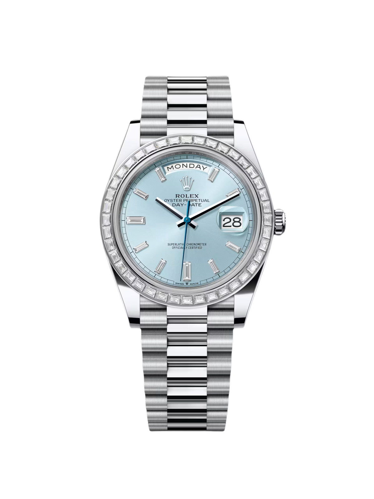 RLX Day-Date 40mm 228396TBR-0002 Ice Blue Diamonds Dial - LITELUX