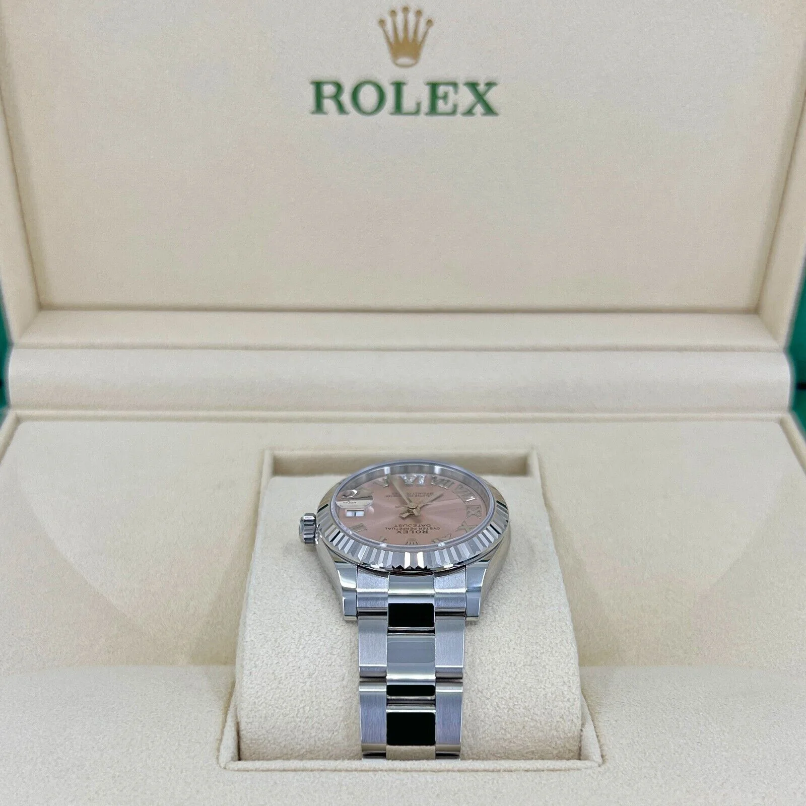 RLX Datejust m278274-0023/0024 Pink 31mm Dial Oyster Watch - LITELUX