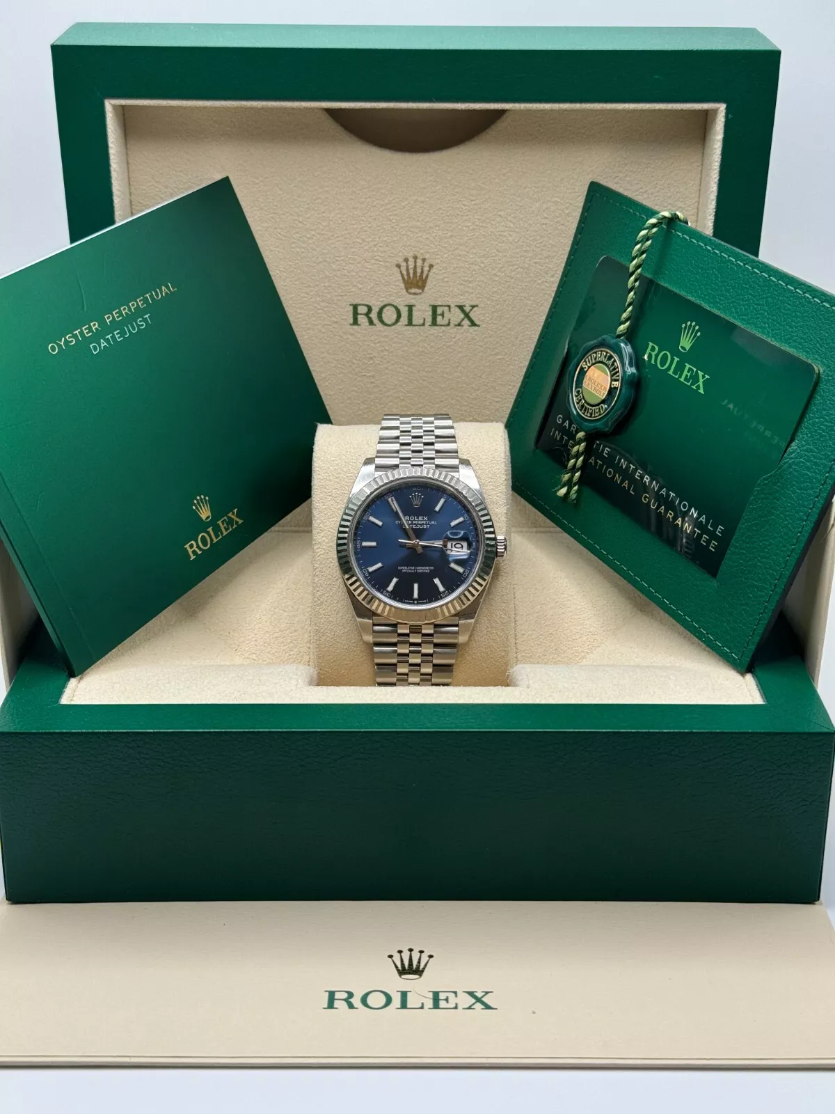 RLX Datejust 36mm 126234 Blue Index Dial 36mm Oyster Stainless Steel - LITELUX