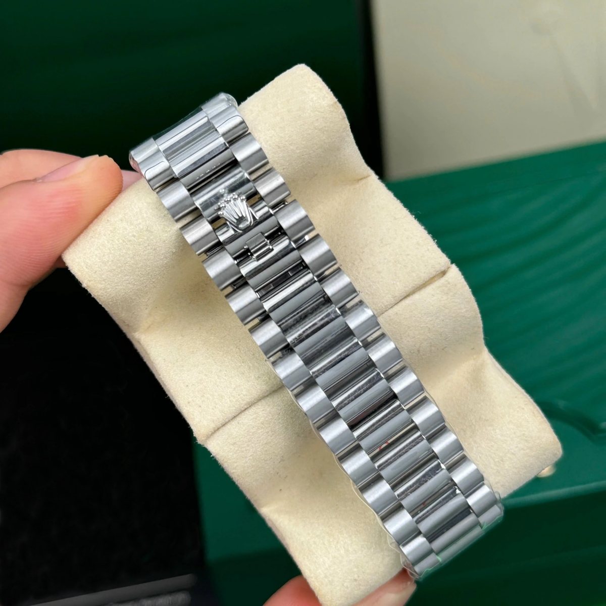 RLX Day-Date 40mm 228396TBR-0011 Silver Diamonds Dial - LITELUX