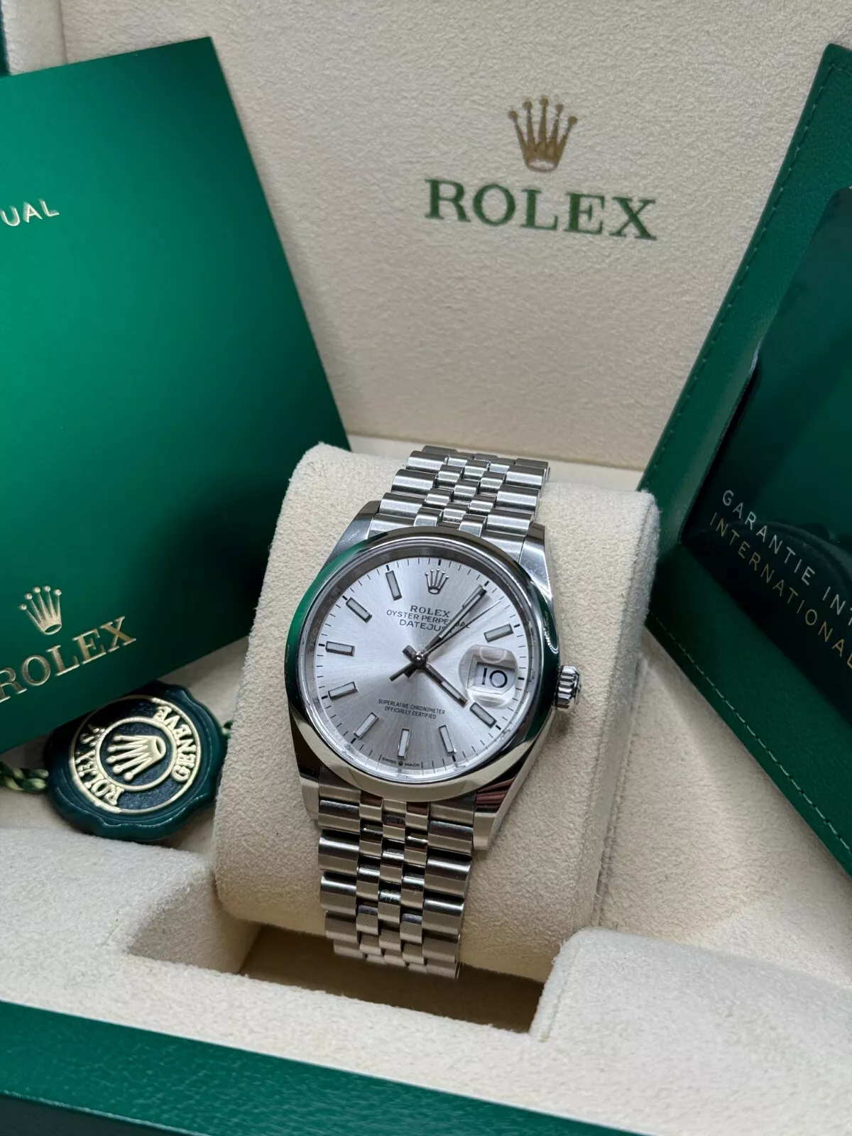 RLX Datejust 36mm 126200 Oyster Perpetual Silver Dial Jubilee Stainless Steel - LITELUX