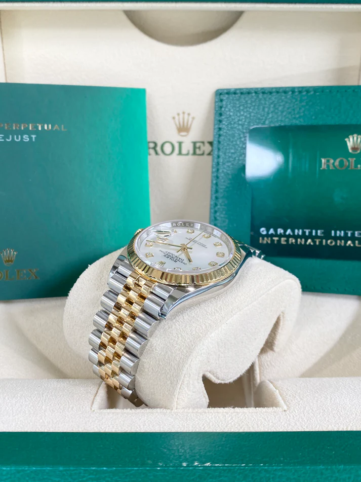 RLX Datejust 36mm 126233 MOP Diamond Dial Jubilee Two-Tone Bracelet Watch - LITELUX