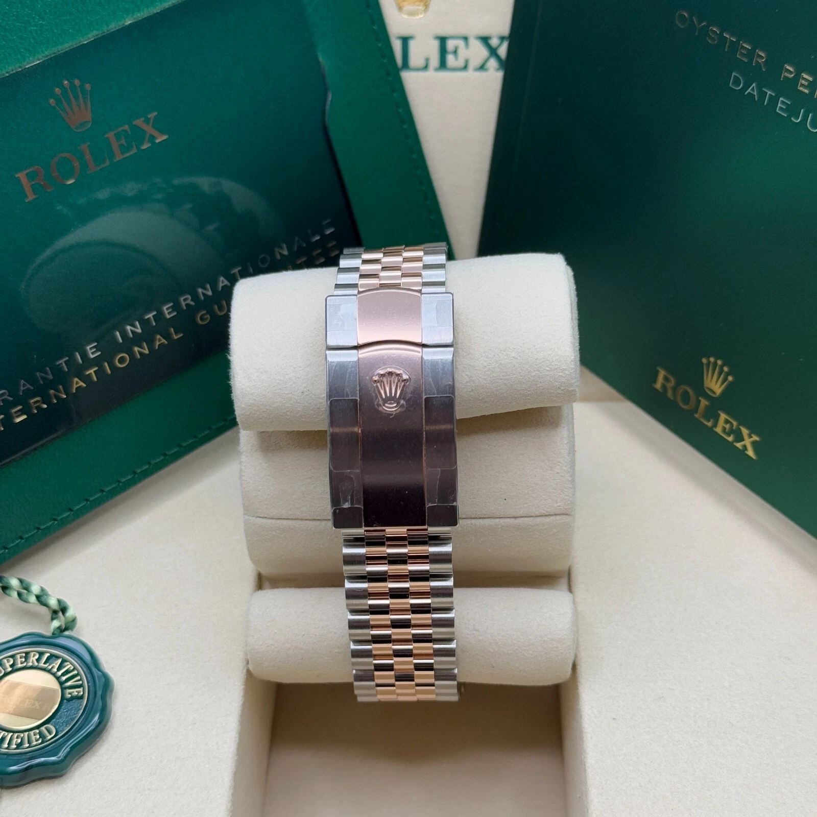 RLX Datejust 41mm 126331 Chocolate Index Jubilee Steel and Everose Gold Watch - LITELUX