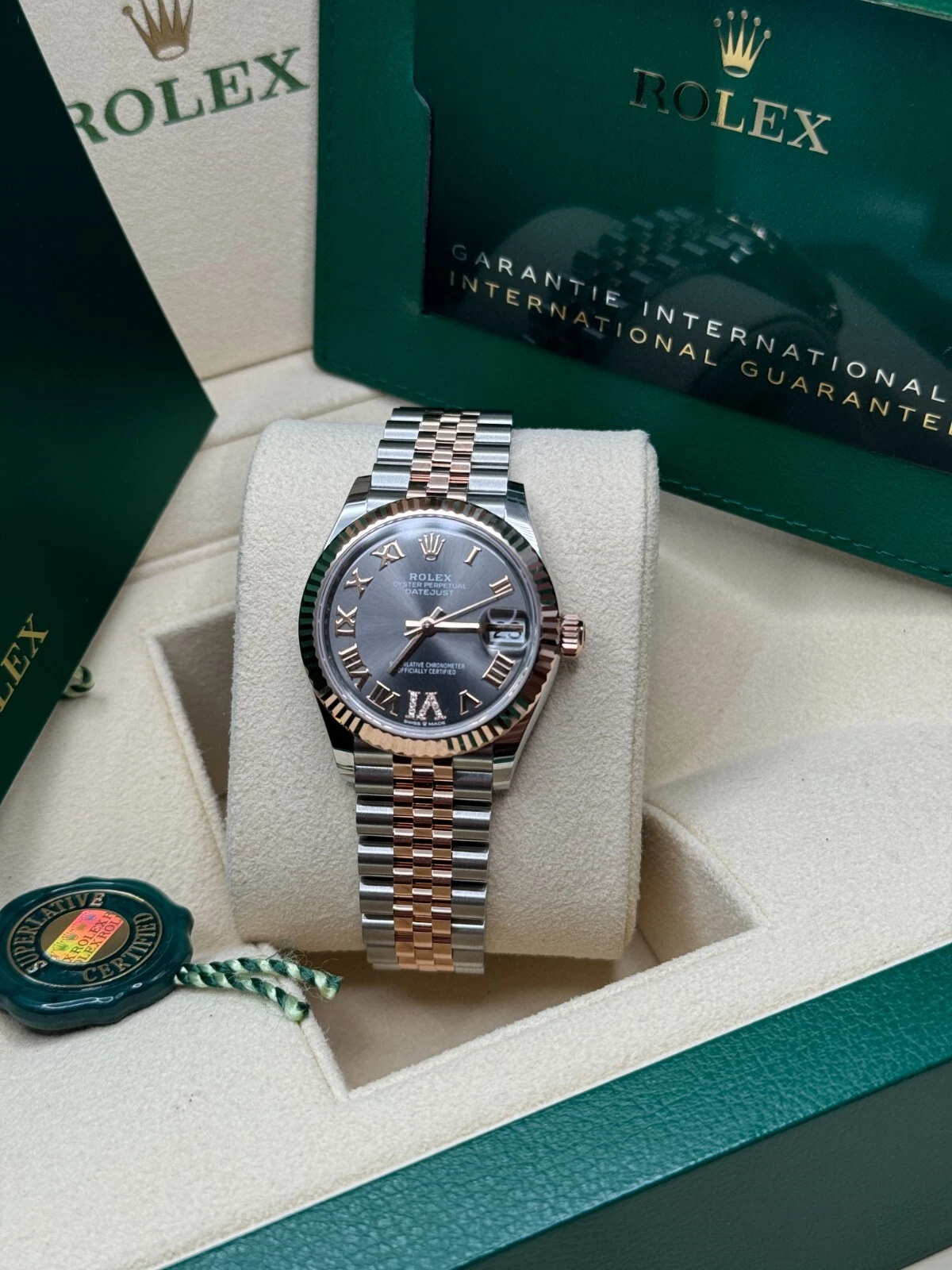 RLX Datejust m278271-0029/0030 Slate 31mm Dial Oyster Bracelet Watch - LITELUX