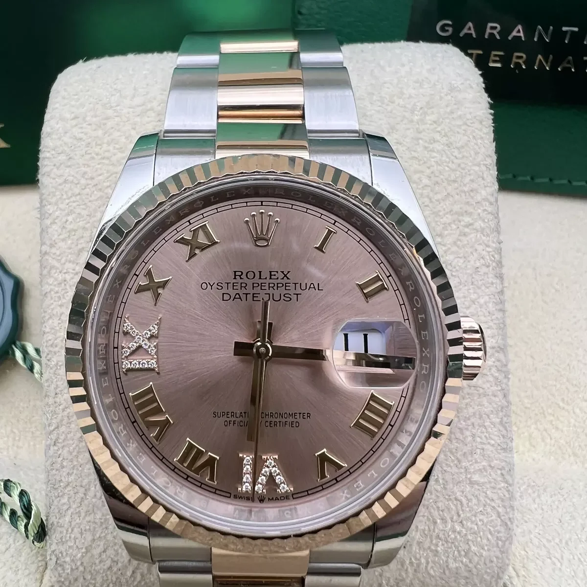 RLX Datejust 36mm 126231 Rose Dial Oyster Bracelet - LITELUX