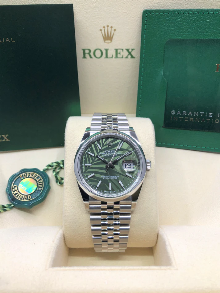 RLX Datejust 36mm 126200 Green Dial Watch - LITELUX