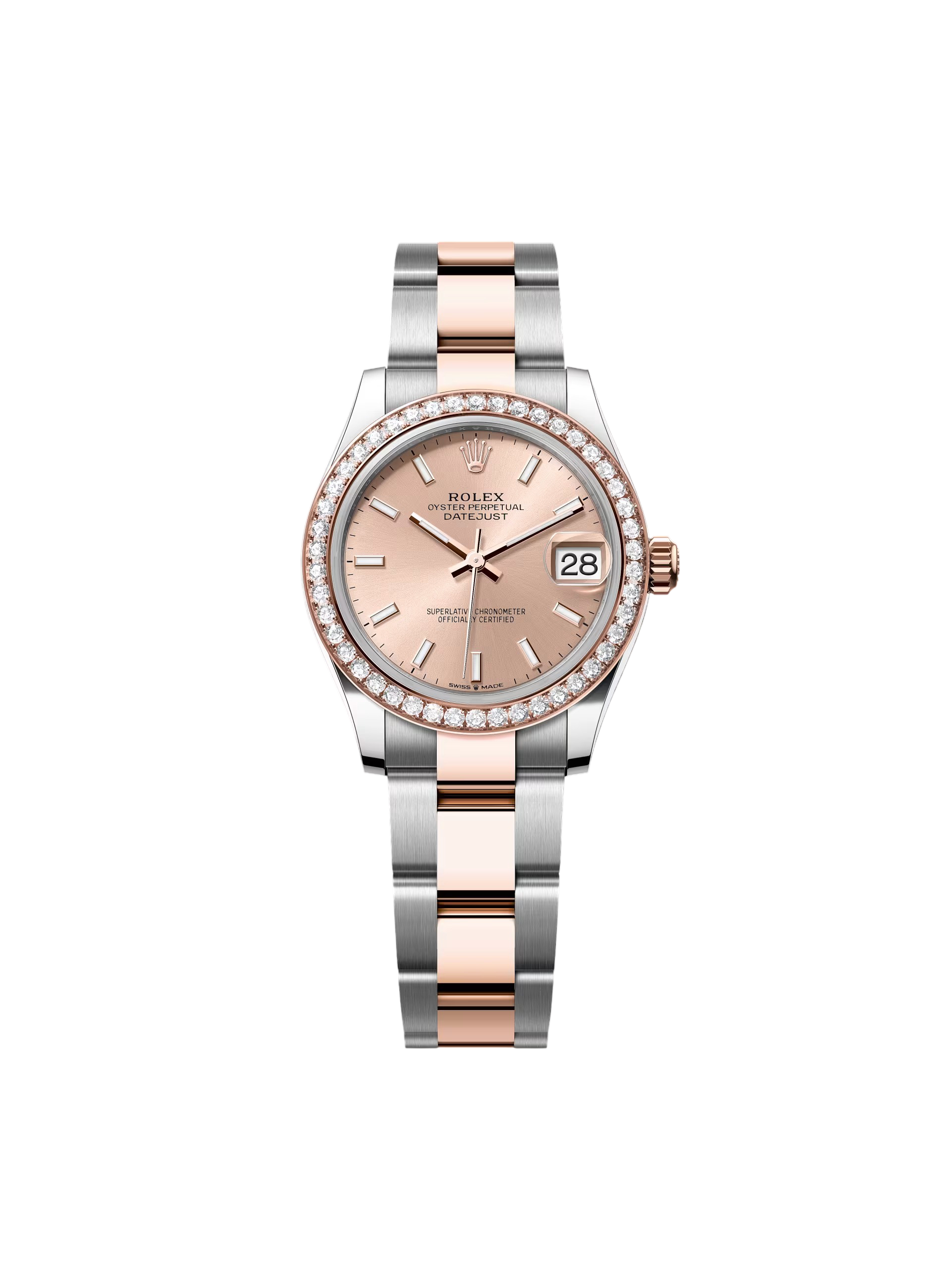 RLX Datejust m278381-0009/0010 Rose Dial Diamond-Set Bezel 31mm - LITELUX