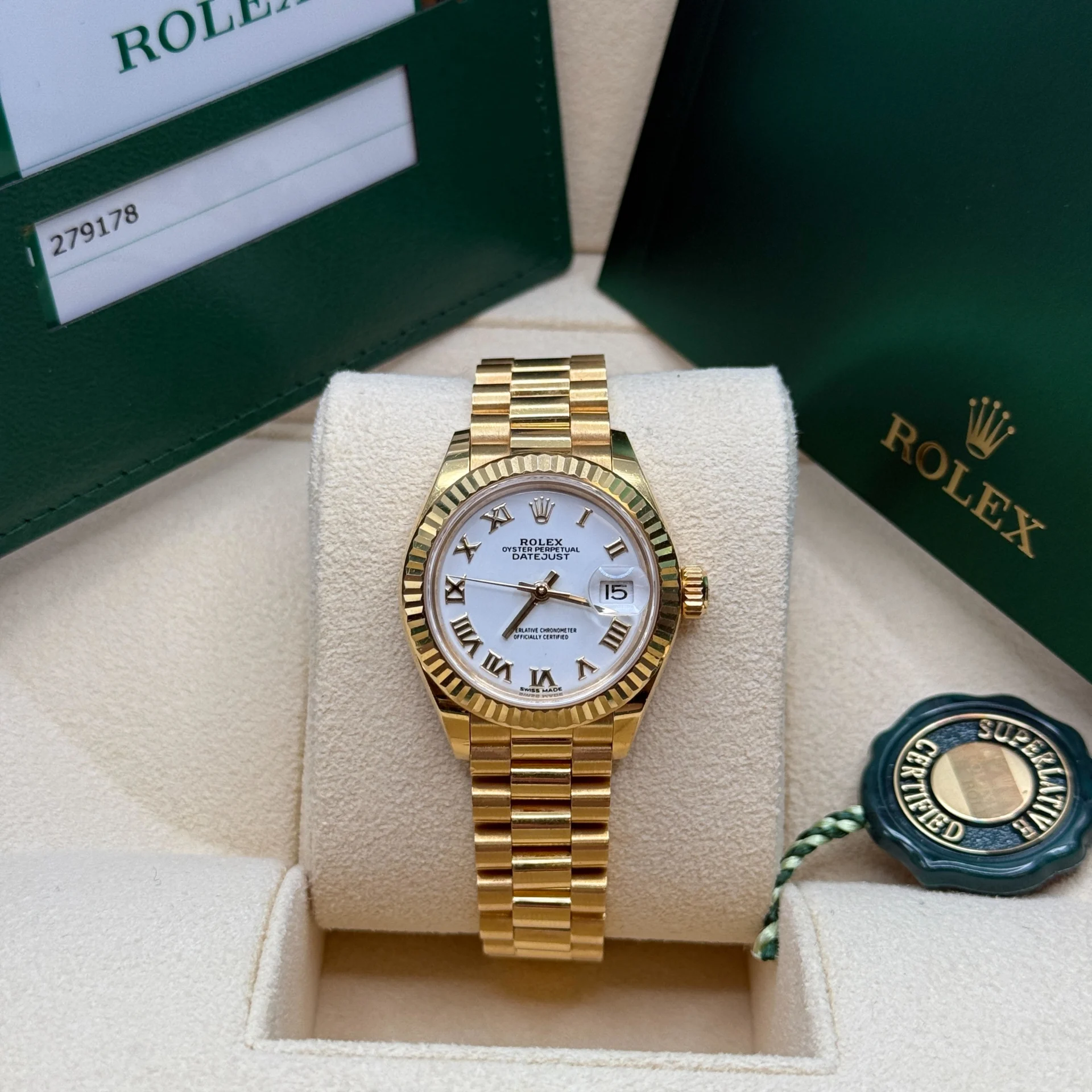 RLX Lady-Datejust 28mm 279178 White Dial - LITELUX