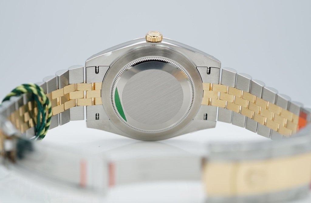RLX Datejust 41mm Swiss Replica Watch | Two Tone Jubilee Bracele Champagne Fluted Dial Ref 126333 - LITELUX