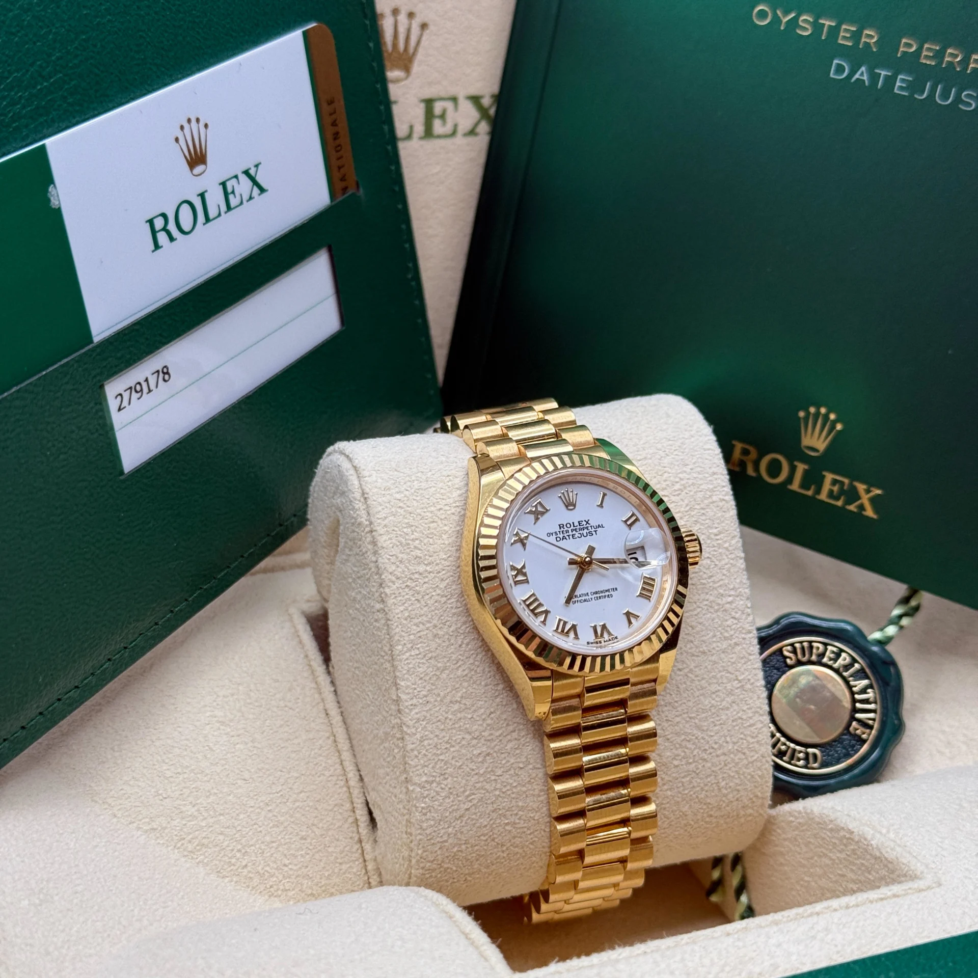 RLX Lady-Datejust 28mm 279178 White Dial - LITELUX