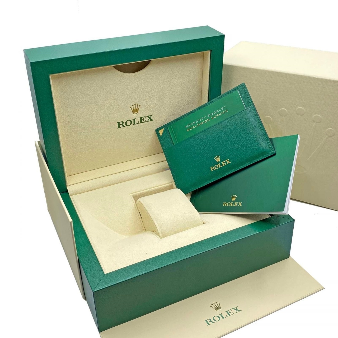 RLX Sky-Dweller 42mm 336938-0008 Yellow Gold Bright Green Dial Jubilee - LITELUX