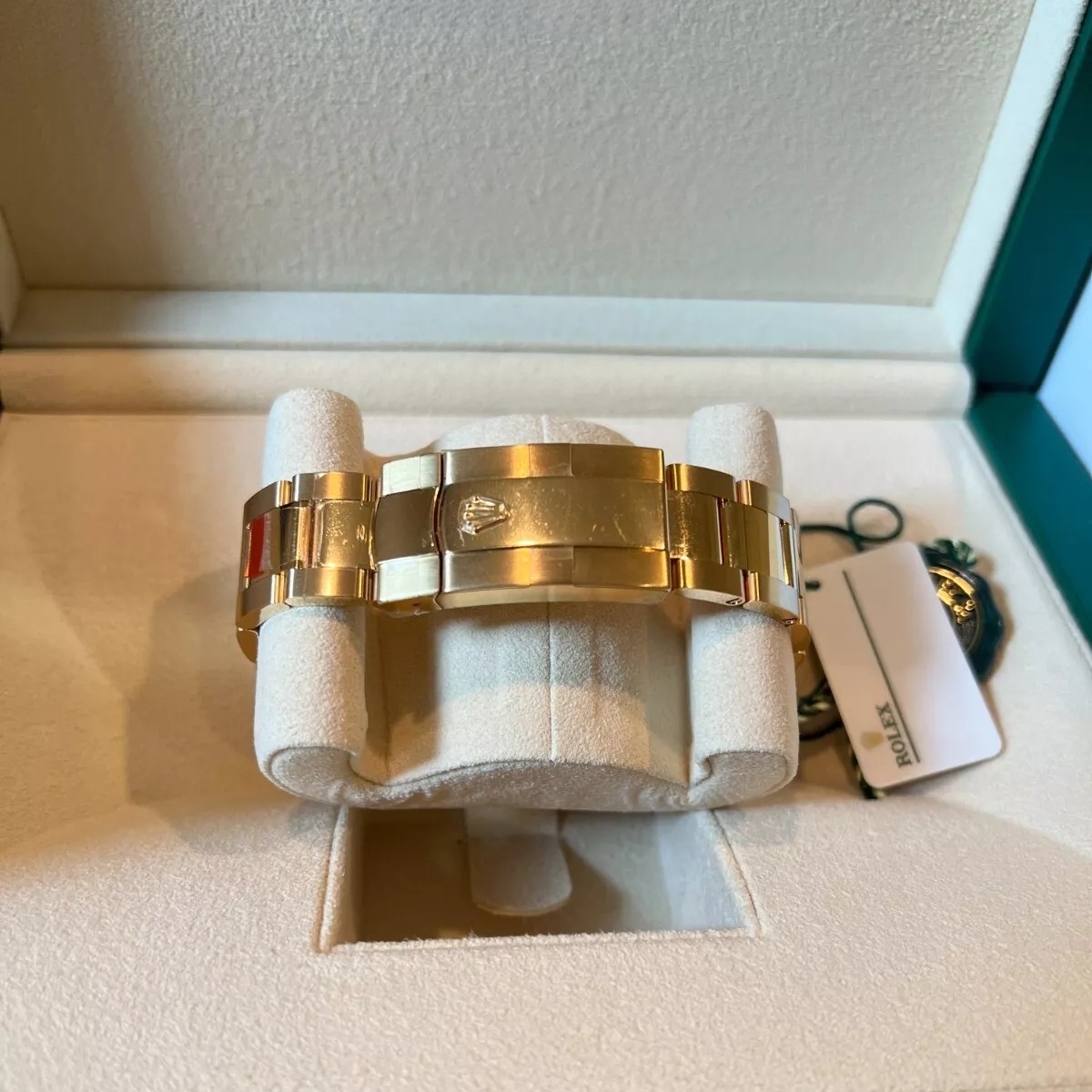 RLX Sky-Dweller 42mm 336938-0001 Yellow Gold Champagne Dial - LITELUX