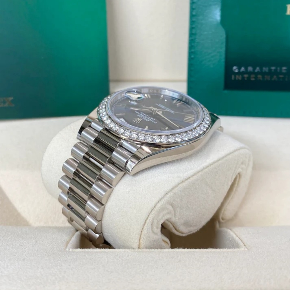 RLX Day-Date 40mm 228349RBR-0005 Bright Blue Dial President Bracelet - LITELUX